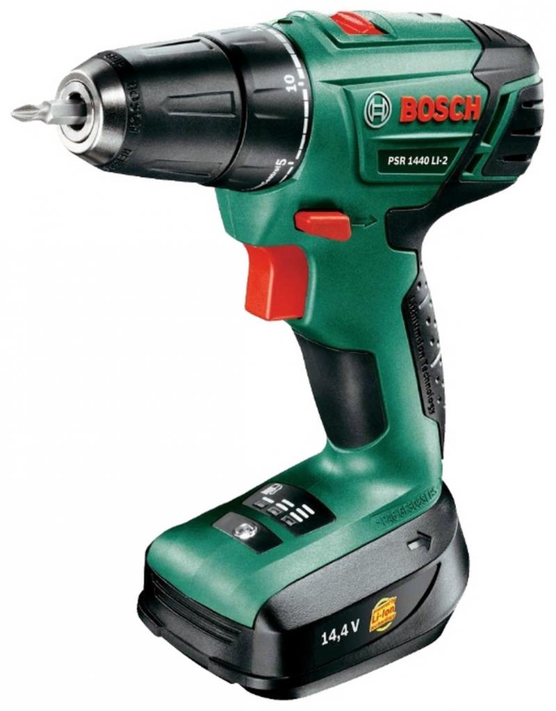 

Аккумуляторная дрель-шуруповерт Bosch PSR 1440 LI-2 06039A3020