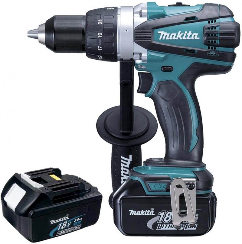 

Аккумуляторная дрель-шуруповерт Makita DDF458RFE