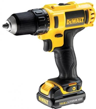 

Дрель-шуруповерт DEWALT DCD710C2-KS 10.8В 180Вт 15/24Нм 0-400/1500об/мин бзп кофр 1.1кг