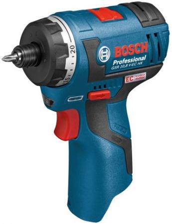 

Шуруповерт аккумуляторный BOSCH GSR 10.8 V-EC HX (0.601.9D4.102) 10.8В LiIon 0-400/1300об/мин сталь