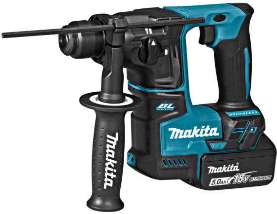 

Перфоратор акк MAKITA DHR171RTJ SDS+, 18В, 2х5Ач, Li-ion, 2реж, 1.2Дж, 0-4800у\м, подсветка