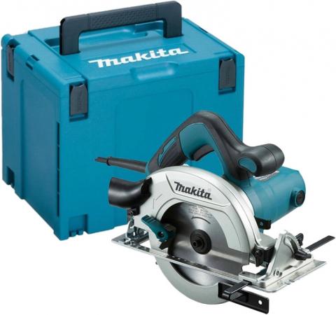 

Пила циркулярная MAKITA HS6601J 1050Вт 5200об\м диск-ф165х20мм рез-54.5мм 3.7кг makpac