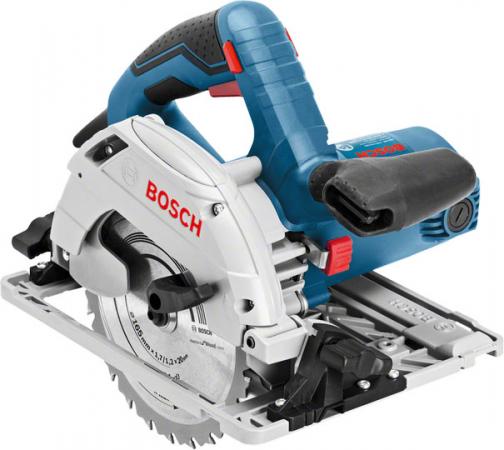 

Пила циркулярная BOSCH GKS 55+ GCE (0.601.682.100) 1350Вт 2100-4700об/мин 90°/45°- 63/47мм 3.8кг