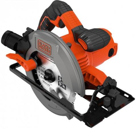 

Пила циркулярная BLACK & DECKER CS1550-QS глубина пропила 65мм 1500Вт пильный диск