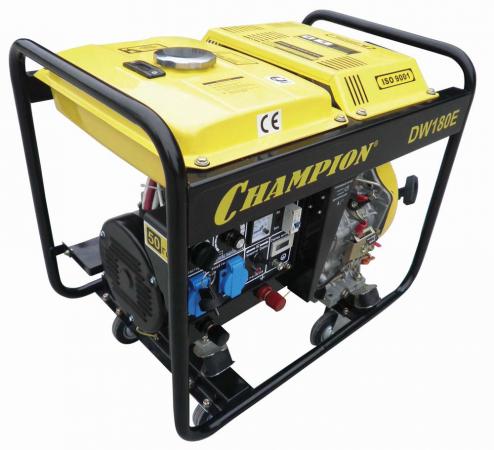 

Дизельэлектростанция сварочная CHAMPION DW180E 2.0кВт 50-180А эл.1.6-3.5мм бак 12л 95кгЭЛЕКТРОСТАРТ