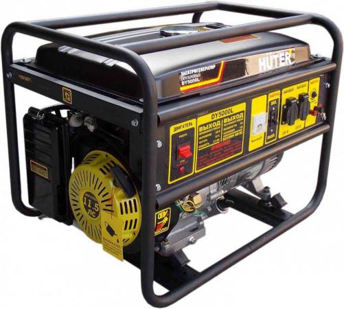 

Бензоэлектростанция HUTER DY5000L 4,0кВт 50Гц бак22л расх.374г/кВтч 72кг