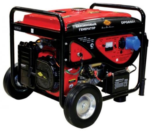 

Бензоэлектростанция DDE DPG6501 6.5/6.0кВт 220В бак 25л непрер.8ч