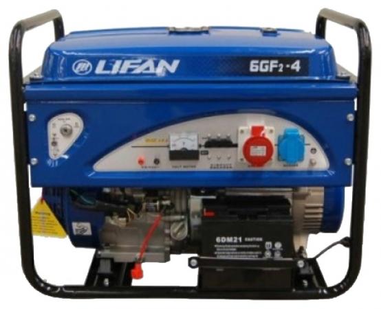 

Генератор LIFAN 6GF2-4 бензиновый 220/380в 6/6.5кВт 15 лс.