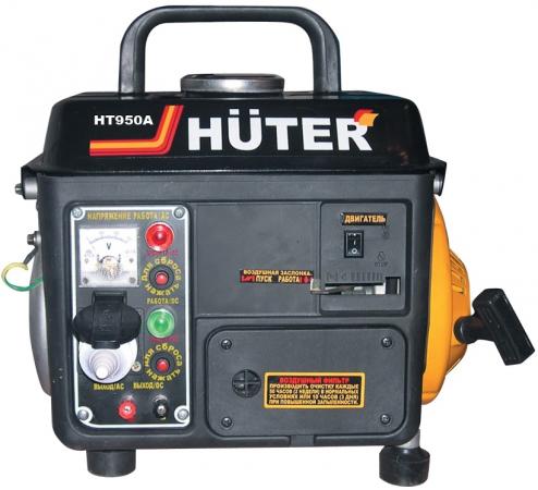 

Бензоэлектростанция HUTER HT950A 0,65кВт 50Гц бак4.2л расх.534г/кВтч 20кг