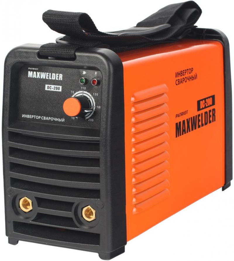 

Аппарат сварочный Patriot Max Welder DC-200 инверторный ММА DC