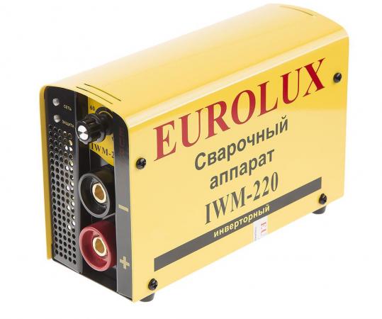 

Инвертор сварочный EUROLUX IWM220 220В 10-220А ПВ70% 4.85кг