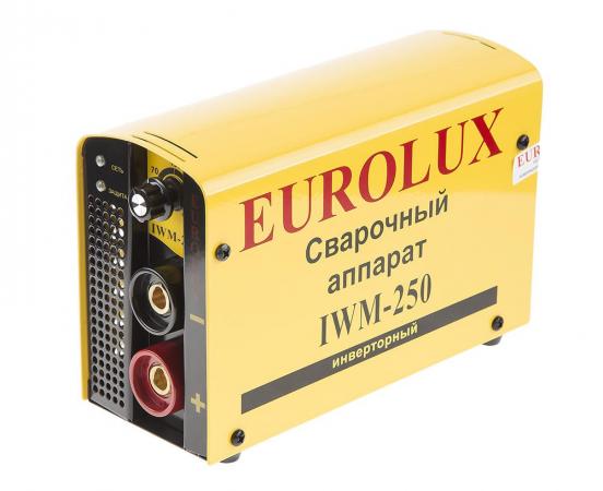 

Инвертор сварочный EUROLUX IWM250 220В 10-250А ПВ70% 5кг