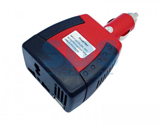 

Автомобильный инвертор 75W 12V - 220V c USB портативный REXANT