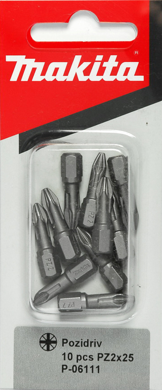 

Набор бит Makita Pozidriv P-06111 25мм 10шт