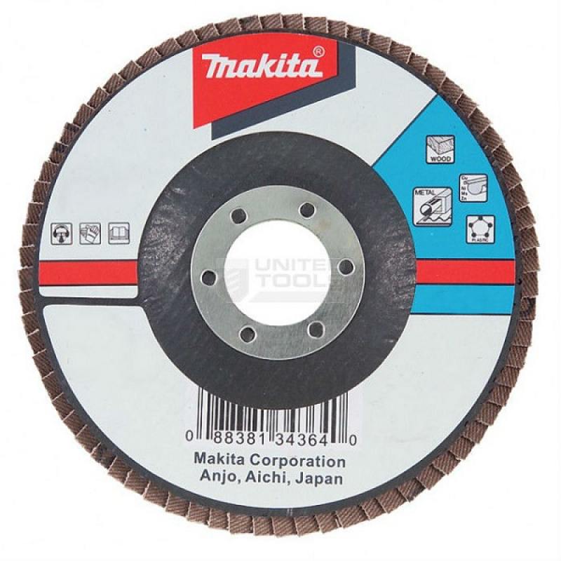 

Лепестковый диск Makita 125х22мм К60 D-27296