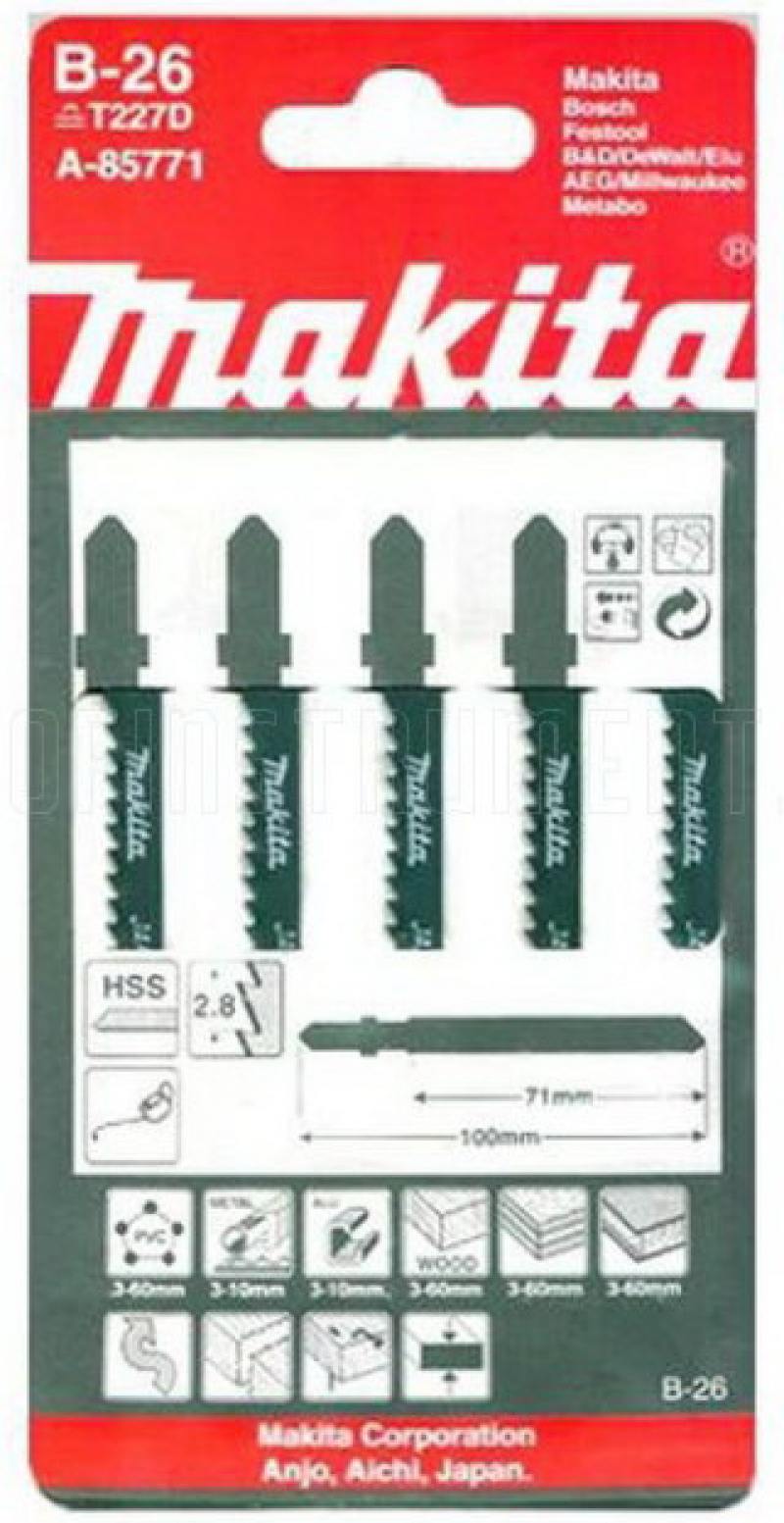 

Лобзиковая пилка Makita A-85771 5шт