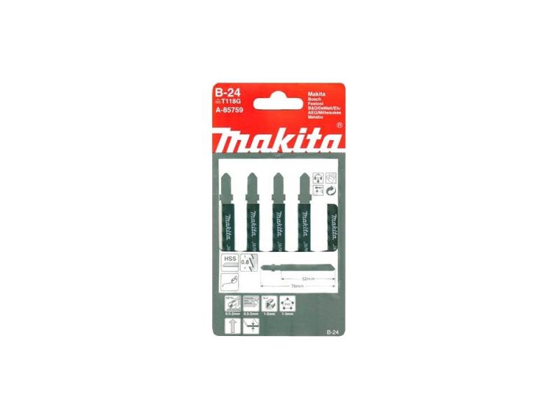 

Лобзиковая пилка Makita A-85759 5шт