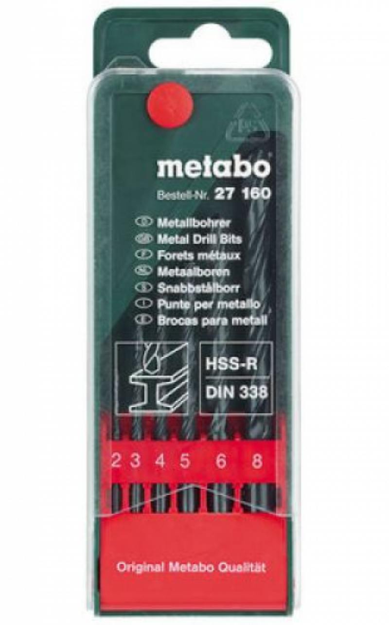 

Набор сверел Metabo 6шт 627160000