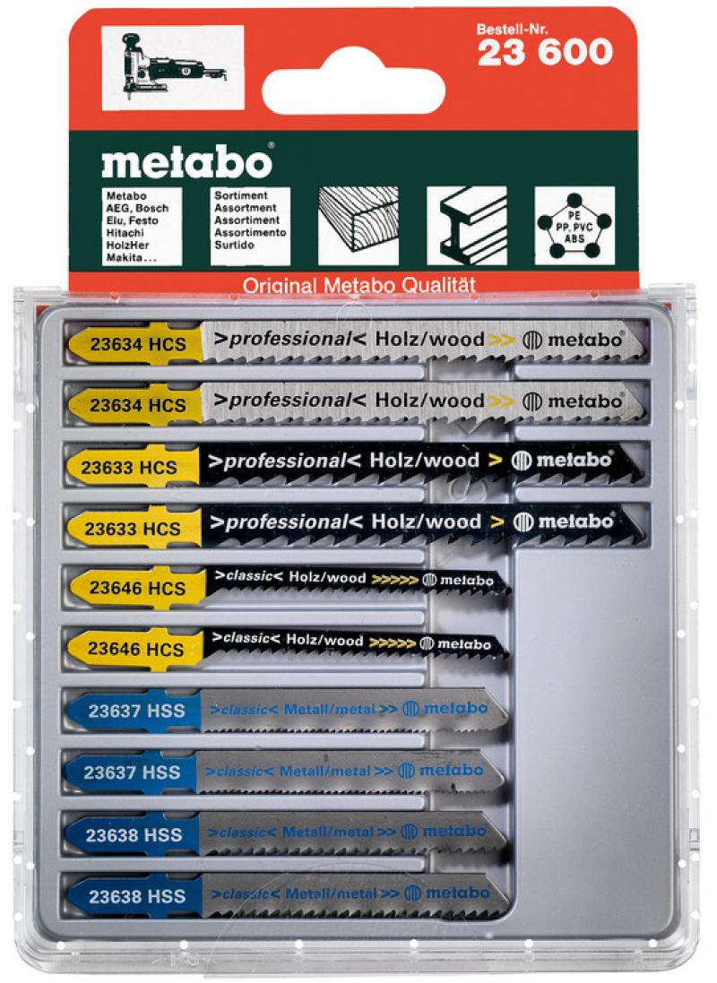 

Лобзиковая пилка Metabo 2хТ101В T44D T111C T118A T118B 10шт 623600000