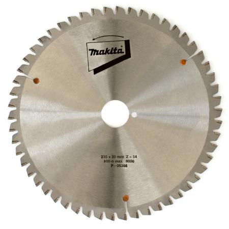 

Пильный диск Makita 235х30\25ммх2.6мм 54зуб для алюминия P-05365