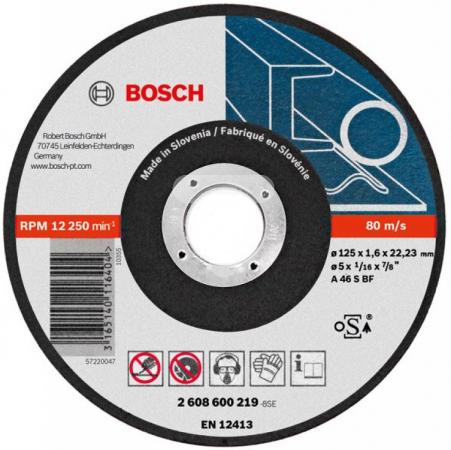 

Отрезной круг Bosch 125x1.6мм 2608600219