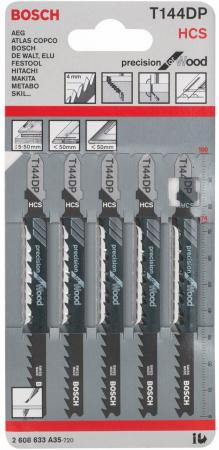 

Лобзиковая пилка Bosch T 144 DP HCS 5шт 2608633A35