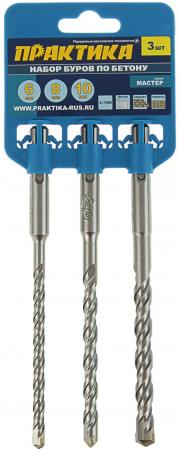 

Бур Практика SDS-Plus 6,8,10х160мм 3шт 648-700