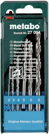 

Набор сверел Metabo HSS-G 6шт 627094000