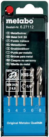 

Набор сверел Metabo HSS-G 5шт 627112000