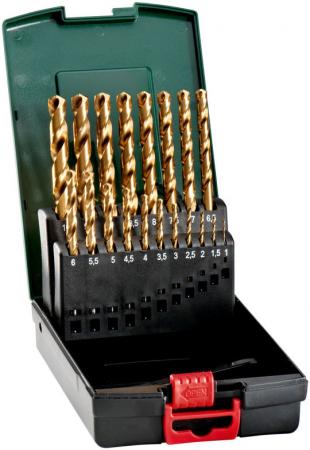 

Набор сверел Metabo HSS-TiN 19шт 627173000
