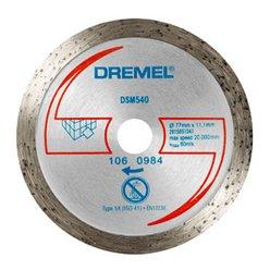 

Круг отрезной DREMEL DSM540 77x11.5мм, алмазный, по камню, 1шт., для Saw Max (DSM20)