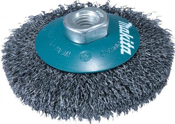 

Кордщетка MAKITA D-39827 коническая,100мм, M14, витая проволока 0.3мм