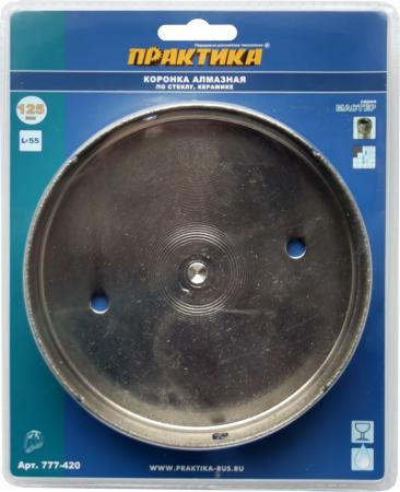 

Коронка алм. ПРАКТИКА 777-420 125мм, 1шт., по стеклу и керамике