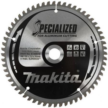 

Круг пильный MAKITA B-31479 190x30x2.4мм 60зуб. по алюминию