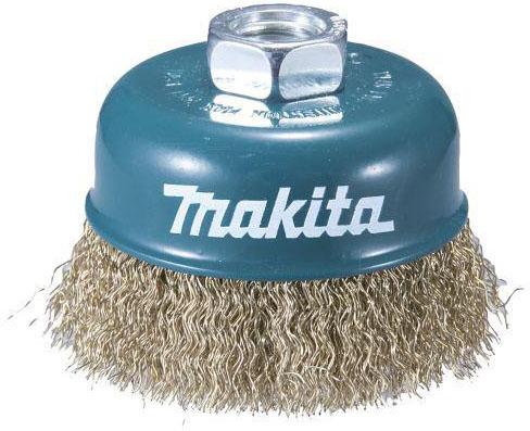

Кордщетка MAKITA D-39746 чашечная, 60мм, M14, витая латунная проволока 0.3мм
