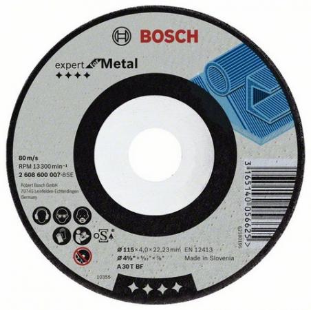 

Круг зачистной BOSCH Expert for Metal 180x6x22 (2.608.600.315) 180 Х 6 Х 22, по металлу