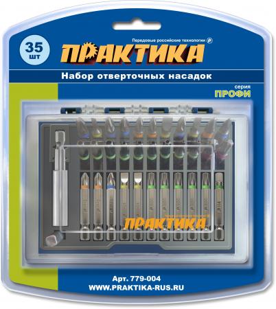 

Набор бит ПРАКТИКА 779-004 35шт., "Профи"