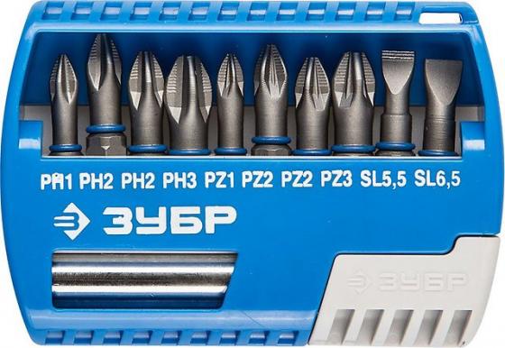 

Набор бит ЗУБР ЭКСПЕРТ 26050-H11 с маг.адаптером Cr-Mo PH1/PH2/PH3/PZ1/PZ2/PZ3/SL55/SL65 11шт