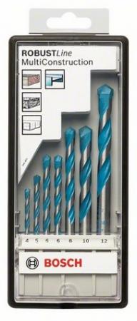

Набор сверл BOSCH Robust Line CYL-9 Multi Construction 7 шт. (2.607.010.543) универс., 4-12мм, 7шт.