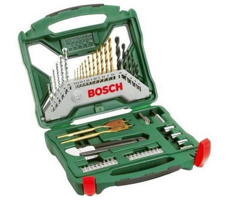 

Набор бит и сверл BOSCH X-LINE 50 TITANIUM (2.607.019.327) 50пр., сверла, биты и головки