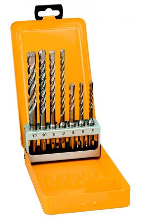 

Набор буров DeWALT DT9701-QZ SDS+ EXTREME2 в металлической кассете, 7шт.