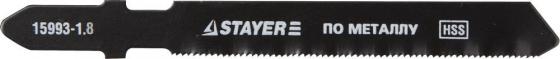

Пилки для лобзика STAYER PROFI 15993-1.8_z01 HSS по мет.2.5-6мм EU-хвост. шаг1.8мм 50мм 2шт.