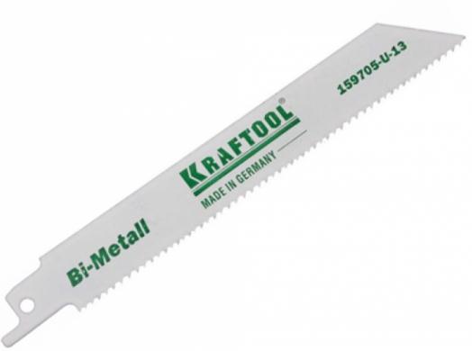 

Полотно пильное KRAFTOOL 159705-U-13 INDUSTRIE QUALITAT BiMetaLL по мет.,дереву шаг1.8-2.5мм 130мм