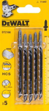 

Пилки для лобзика DeWALT DT2166-QZ по дереву HCS T 144 D, 5шт.