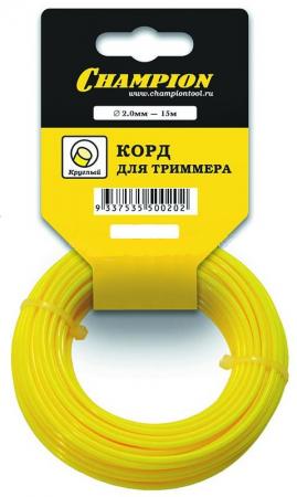 

Корд для триммеров CHAMPION С5002 2.0мм*15м, круглый