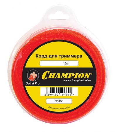 

Корд для триммеров CHAMPION Spiral Pro C5050 2.4мм*15м витая