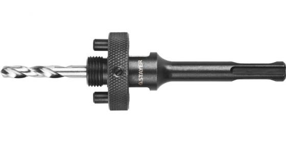 

Державка STAYER PROFESSIONAL 29552 пружинный фиксатор д/коронок 32-200мм быстросъёмная SDS+