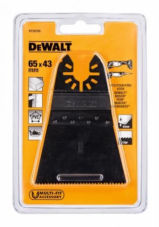 

Полотно пильное DEWALT DT20705-QZ для мфи погружное быстрый пропил 43X65мм по дер. гипсокарт. пвх