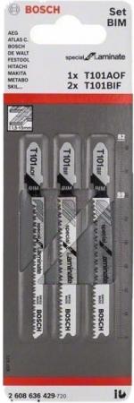 

Пилки для лобзика BOSCH 2608636429 3шт. T 101 ВIF T 101AOF