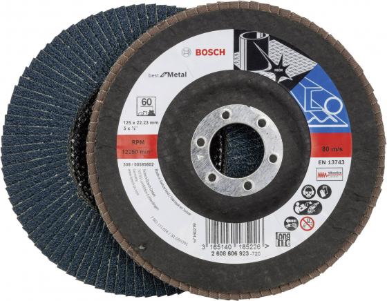 

Лепестковый диск Bosch 125мм K60 Best for Metal 2608606923